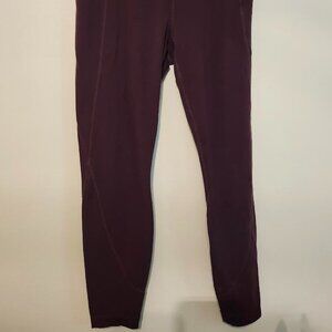 Athleta Women’s Chaturanga Cropped Leggings Medium Maroon
